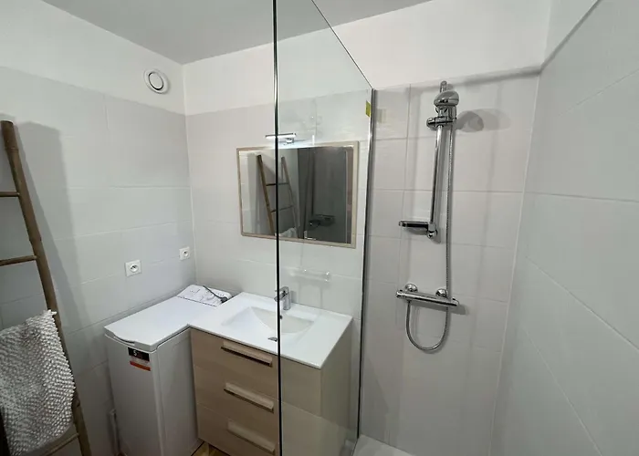 Cosy Avec Piscine Et Animaux Admis Proche - Fr-1-607-76 דירה